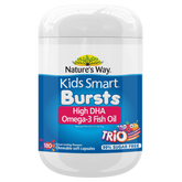 Nature's Way Kids Smart Bursts Omega-3 Fish Oil Trio 180 Capsules